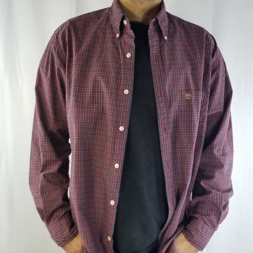 Timberland plaid longsleeve shirt